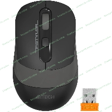 Мышь беспроводная A4Tech Fstyler FG10S черный/серый, 2000 dpi, радиоканал, USB, кнопки - 4