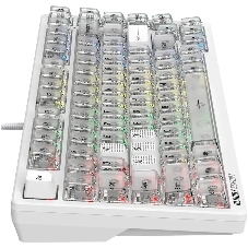 Клавиатура A4Tech Bloody MS76 проводная, USB Type-A, белый