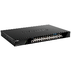 Коммутатор D-Link DGS-1520-28MP/A1A, 20×1 Гбит/с + 4×2.5 Гбит/с + 2×10 Гбит/с Base-T + 2×10 Гбит/с SFP+, управляемый
