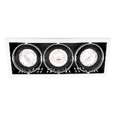 Корпус светильника T813 BK/CH 3*12W 4200K