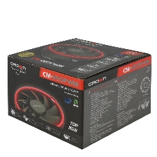 Кулер для процессора Crown CM-1150PWM RED v2 черный, 105 мм, алюминий, 1800 об/мин, 26.3 дБ, 4 pin, 115 Вт, 70 мм