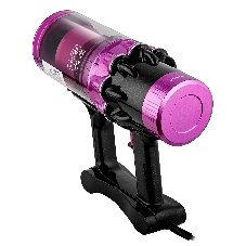 Пылесос вертикальный BRAYER BR4272 фиолетовый, питание от сети, 185 Вт, уборка сухая, пылесборник 0,8 л