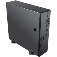 Компьютерный корпус EL555BK PM-300TFX 80+Bronze U3.0*2+U2*2+2*combo Audio; fan 9см; intrusion switch POWERMAN Slim Case 6143524