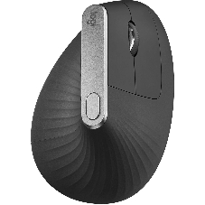 Мышь беспроводная Logitech MX Vertical черный/серебристый, 4000 dpi, радиоканал, Bluetooth, USB, кнопки - 6