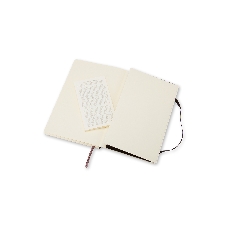 Блокнот Moleskine CLASSIC SOFT QP617 Large 130х210мм, 192 страниц, клетка, мягкая обложка, черный
