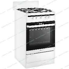 Плита газовая Hansa FCGW51001 белый, конфорок 4 шт, духовка 56 л, 50 см x 85 см x 60 см