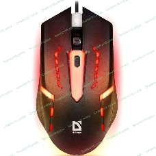 Мышь проводная Defender Flash MB-600L черный, 1200 dpi, USB, кнопки - 4