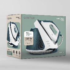 Парогенератор Centek CT-9302 белый/зеленый, 2200 Вт, 120 г/мин, 195 г/мин, 1200 мл