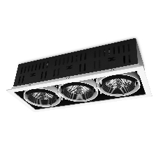 Корпус светильника T813 BK/CH 3*12W 4200K