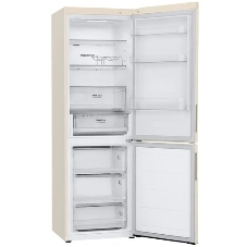 Холодильник LG GC-B459AEMW бежевый двухкамерный 234/110л морозилка снизу, No Frost