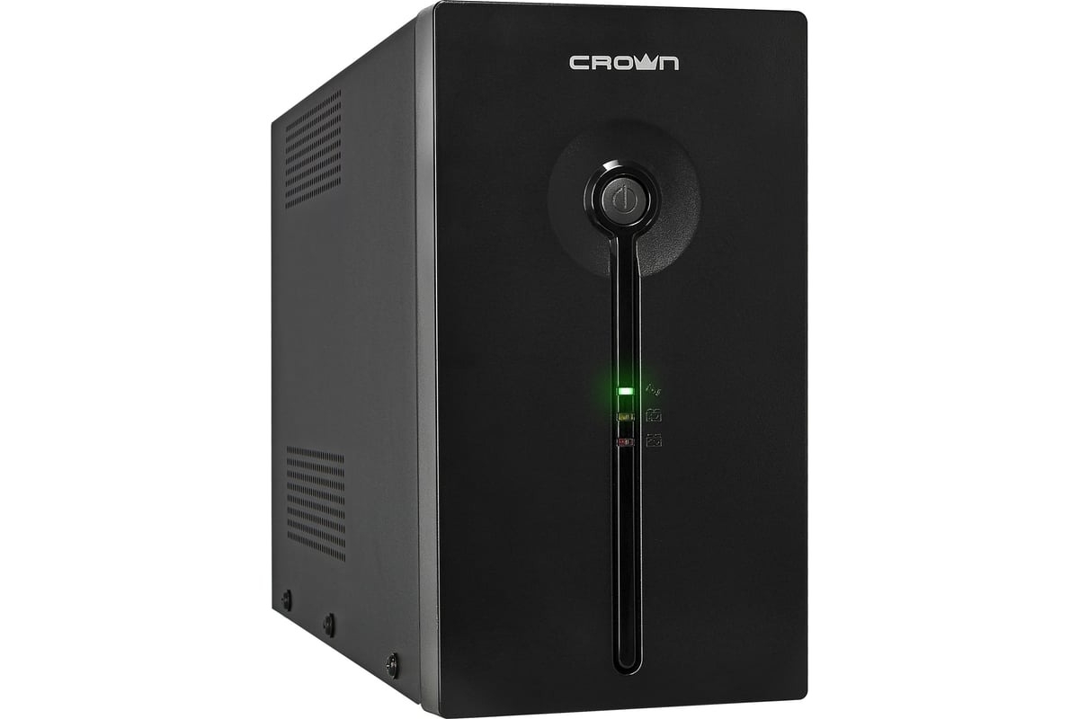 Источник бесперебойного питания CROWN CMU-SP1200 COMBO / 1200ВА / 720Вт / 2xIEC + 2xEURO