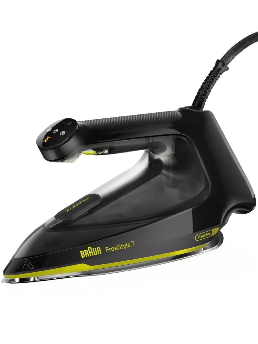 Утюг Braun FI7255GR черный/зеленый, 2000 Вт, 55 г/мин, 240 г/мин, 350 мл