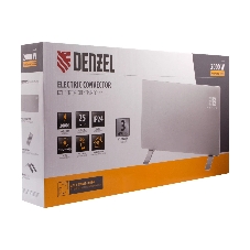 Конвектор электрический Denzel OptiPrime-2000 белый, 2000 Вт, 25 м2, термостат, дисплей, WiFi