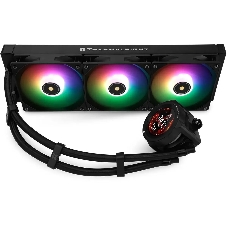 Система жидкостного охлаждения Thermalright Core Vision 360 ARGb Soc-AM5/AM4/1200/1700/1851 черный 4-pin 28.1dB Al LCD Ret (C-VISION-360-BL-ARGb)