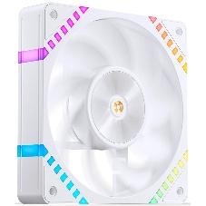 Вентилятор для корпуса JONSBO HF2-120WR Reverse (120x120x25мм, 4-pin PWM, ARGb, 63.3CFM, 29.5dBA, 2200RPM, белый)