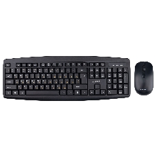 Комплект клавиатура+мышь Gembird KBS-8000 беспроводной, USB, 1600 DPI, чёрный