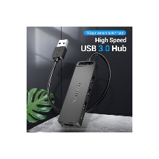 USB-концентратор Vention CHLBF, USB 3.0, USB 4 порта, USB