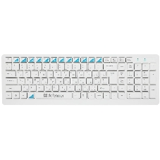 Комплект клавиатура+мышь Defender Skyline 895 беспроводной, USB, 2000 DPI, белый