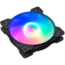 Вентилятор для корпуса Eurocase EU-FN120FRGB_8 BL YF120-3 Black,120 FRGB fan MOLEX connector with brown box,3pcs in big brown box,under Eurocase brand