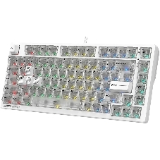 Клавиатура A4Tech Bloody MS76 проводная, USB Type-A, белый