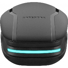 Наушники TWS Defender CyberDots 285 черный, внутриканальные, Bluetooth, светодиодная подсветка, до 4 ч