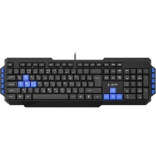 Клавиатура Oklick 750G Frost War проводная, USB Type-A, чёрный