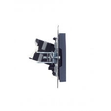 Розетка компьютерная IEK BRITE РК10-БрМ RJ45 кат.5E маренго