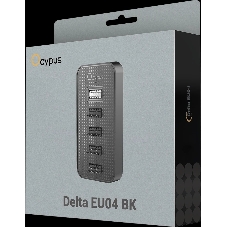 USB-концентратор внутренний Ocypus Delta EU04 BK, USB 2.0, SATA 15 pin