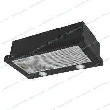 Вытяжка телескопическая HOMSair Flat 60 черный, 60 см, 520 куб. м/ч, 47 дБ