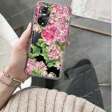 Чехол (клип-кейс) Gresso Air, для Honor 50, прозрачный/рисунок gr17aaae9318