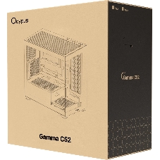 Компьютерный корпус Ocypus Gaммa C52 BK mATX/win/black/no PSU/Tempered Glass