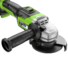 Углошлифовальная машина Greenworks GD24AG 758Вт 10500об/мин рез.шпин.:M14 d=125мм (3200207CUH)