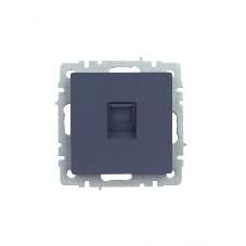 Розетка компьютерная IEK BRITE РК10-БрМ RJ45 кат.5E маренго