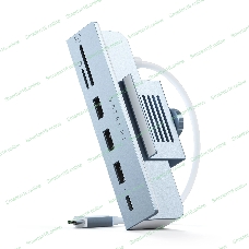 USB-концентратор Satechi USB-C Clamp Hub for 24-inch IMAC (3xUSB 3.0, USB Type-C, SD, micro-SD), Синий ST-UCICHB