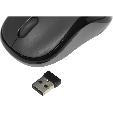 Мышь беспроводная Logitech M220 SILENT черный/серый, 1000 dpi, радиоканал, USB, кнопки - 3