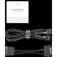USB-концентратор внутренний Ocypus Delta EU04 BK, USB 2.0, SATA 15 pin