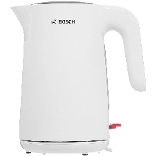 Электрочайник Bosch TWK2M161 белый, 1.7 л, 2400 Вт, скрытый нагревательный элемент