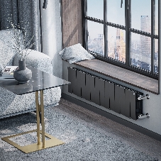 Радиатор биметаллический Royal Thermo PianoForte 200 черный- 14 секц.