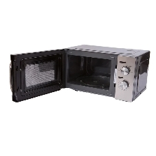 Микроволновая печь Pioneer MW212M серебристый/черный, 20 л, 700 Вт, переключатели - поворотный механизм