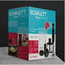 Блендер погружной Scarlett SC-HB42M47 черный, 1500 Вт