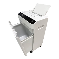 Шредер Office Kit SA60M (1,9х15) белый с автоподачей (секр.P-5) фрагменты 60лист. 20лтр. скобы