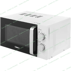 Микроволновая печь Galanz MOS-2401FMW белый, 20 л, 800 Вт, переключатели - поворотный механизм