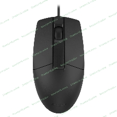 Мышь проводная A4Tech OP-330 черный, 1200 dpi, USB, кнопки - 3