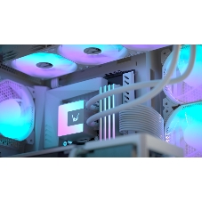 Кулер с водяным охлаждением Formula V Line ICE JET GLOW 360 WH, 360мм, 3x120мм, ARGB fans, LGA115X/1200/1700/1851, AM4/AM5