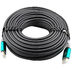 Кабель аудио-видео Cactus CS-HDMI-AOC-2.1-30 HDMI (m)/HDMI (m) 30м. позолоч.конт. черный
