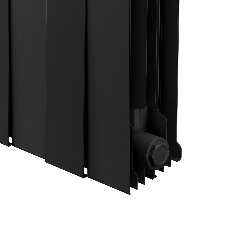 Радиатор биметаллический Royal Thermo PianoForte 200 черный- 14 секц.