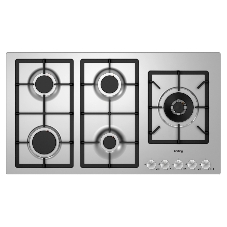 Газовая варочная поверхность Korting HG 997 CTX, 5 конфорок, нержавеющая сталь, 11500 Вт