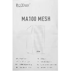 Корпус PcCooler MA100 MESH BK черный без БП ATX 3x120mm 1xUSB2.0 1xUSB3.0 audio bott PSU