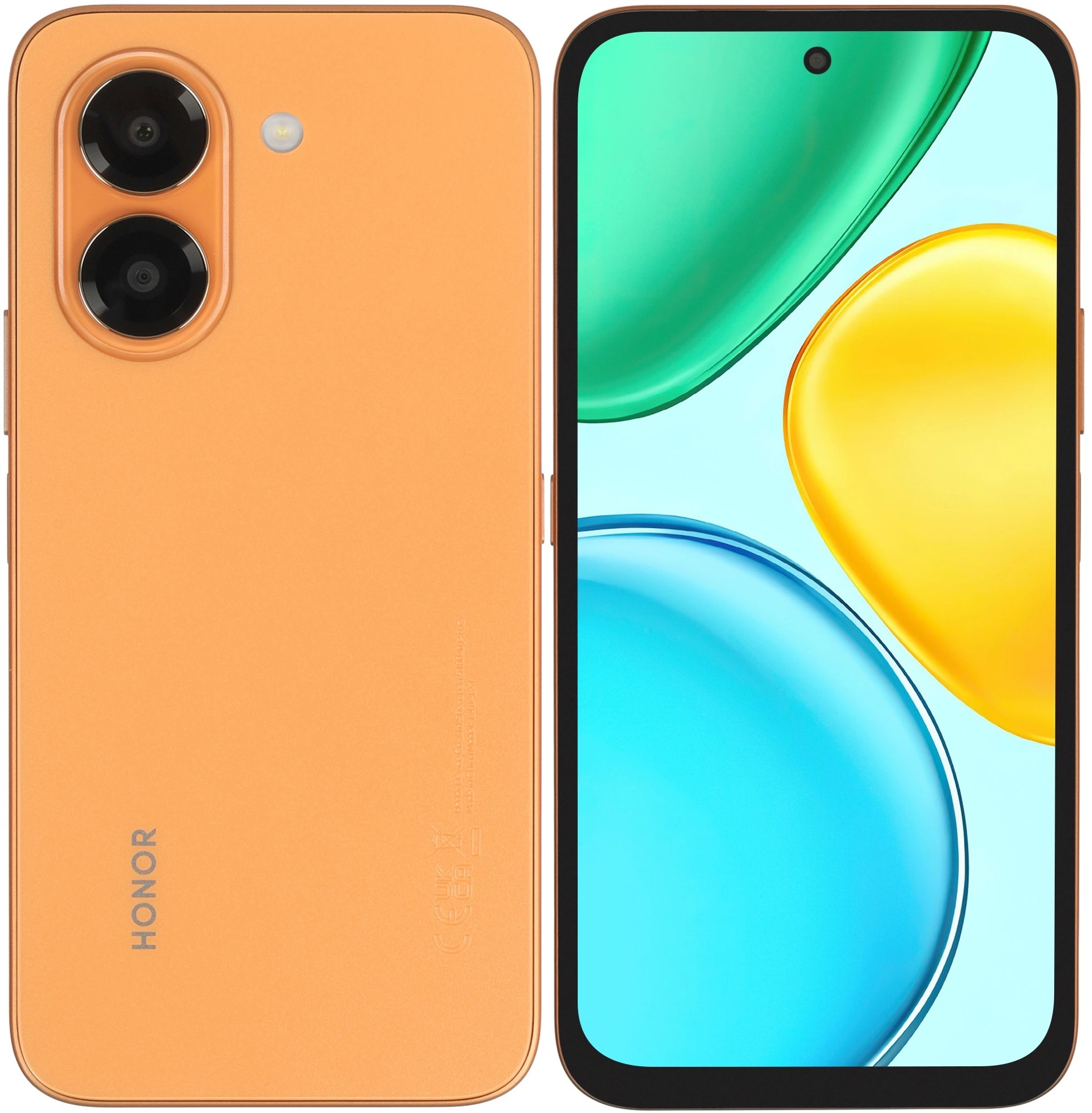 Смартфон HONOR X7e 6Gb, 256Gb, оранжевый
