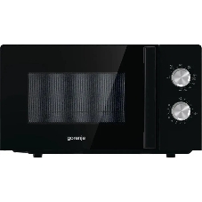 Микроволновая печь Gorenje MO20E2BH черный, 20 л, 800 Вт, переключатели - поворотный механизм